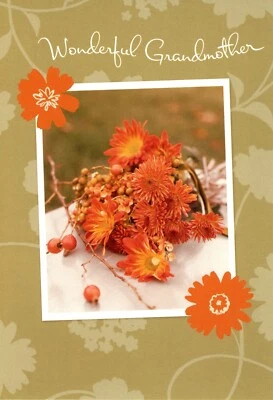 Loving HAPPY THANKSGIVING Greeting Card FOR WONDERFUL GRANDMOTHER by Hallmark +✉ - Image 1 of 4