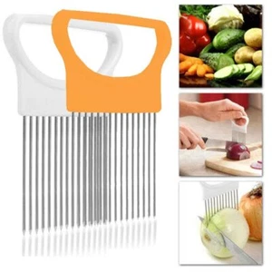 Onion Holder Slicer Cutter Chopper Tomato Vegetable Lemon Potato Cutter Slicer O - Picture 1 of 8