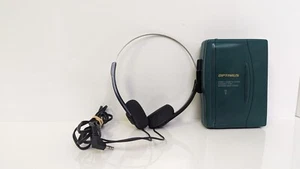 OPTIMUS SCP-825 Stereo Cassette Player Green W/ Headset Tested & Works!  - Bild 1 von 10
