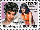 Burundi niestemplowane MNH Elizabeth Taylor Aktor Usa Film Kleopatra Faraon