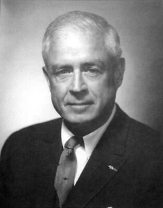 THOMAS WATSON JR. clipping IBM Corporation computers B&W headshot photo 1950s - Picture 1 of 1