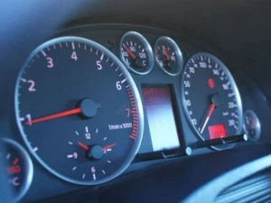 Fits: Audi a4 s4 b5 1994-2001 model RS Brushed Aluminium Gauge Trim Rings x6 - Picture 1 of 11