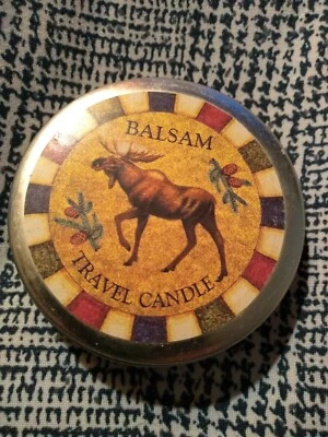 Bálsamo de vela de viaje Cape Shore, 3 mechas, NUEVO, en lata, quema 2 horas Foto 1 de 3