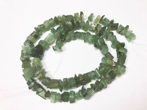 16" Crystalised light Green Tourmaline Beads Strands Afghanistan T535 - Picture 1 of 5