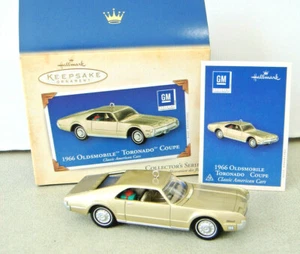 ~NEW~2004 HALLMARK ORNAMENT~1966 OLDSMOBILE TORONADO COUPE~14TH IN SERIES - Picture 1 of 9