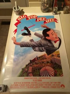 PEE WEE HERMAN POSTER PROMO BIG TOP 1988 VINTAGE PAUL REUBENS  - Picture 1 of 1