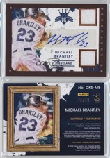 2016 Panini Diamond Kings Signatures Bronze Framed /99 Michael Brantley Auto