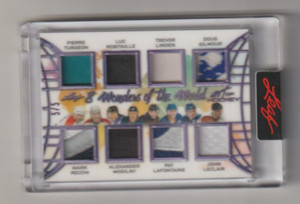 21/22 ART OF HOCKEY GILMOUR RECCHI LECLAIR++++ 8 WONDERS OF THE WORLD 5/5 NRMT