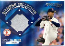 2001 Donruss Studio Diamond Collection Pedro Martinez DC-14 Game worn