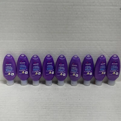 New Aussie 3 Minute Miracle Moist Deep Conditioner 1.7 oz Travel Size Lot Of 9 - Image 1 of 3