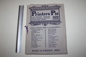 1903 Printers' pie a festival souvenir of the Printers' Pension Corporation pbk - Picture 1 of 13