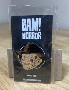 Nightmare on Elm Street Freddy Krueger Collector's Pin BAM! Horror Box - Picture 1 of 3