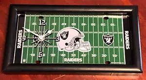 GTEI NFL Las Vegas Raiders Field Wall/Desk Clock for Home OR Office - Picture 1 of 6
