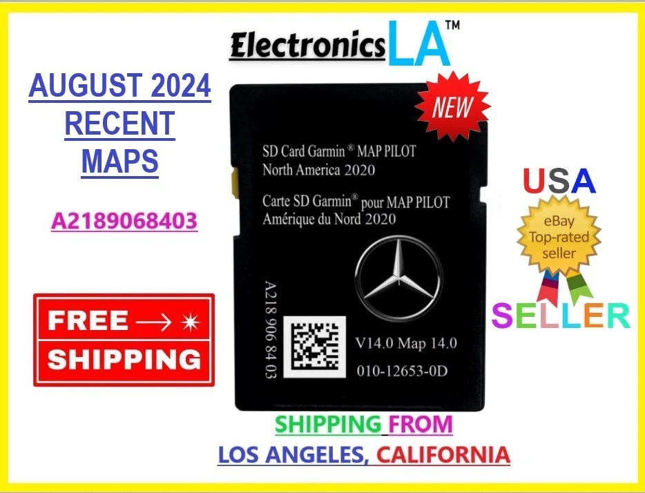 🔥Navigation SD Card For Mercedes Benz A2189068403 Garmin Pilot CLA GLA 2020 - Image 1 of 1