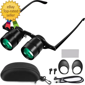 Fernglas Brille Profi zum Angeln Freisprechen Zoom Optik TV Sport - Bild 1 von 7