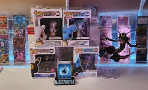 Pokémon Funko Pop Pearlescent And Flocked Umbreon Lot. 4 Pop Figures In The Lot. - Picture 1 of 9