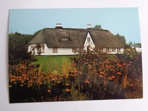 AK Postkarte Nordsee Insel Sylt ungelaufen Friesenhaus Q - Bild 1 von 2