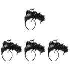 4pcs Dancing Party Plume Hairband Artificial Plume Headband Carnival Party