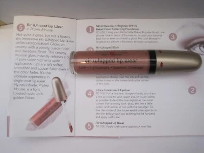 LAURA GELLER AIR LIP WEAR GLOSS~PRALINE MOUSSE  NEW TUBE - Image 1 of 2