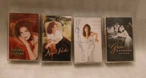 GLORIA ESTEFAN 4 PREOWNED CASSETTE TAPES ORIGINAL RECORDING IN ORIGINAL CASES - Picture 1 of 16