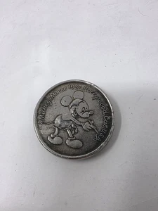 Vintage Mickey Mouse 1937 Hollywood California Messing Gürtelschnalle  - Bild 1 von 3