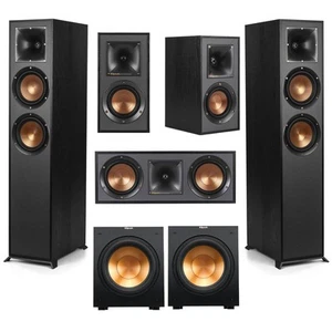 Klipsch Reference 5.2 Home Theater Pack, Black #1065834 K3 - Picture 1 of 10