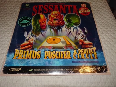 Primus Puscifer A Perfcet Circle Sessanta Blue Glow in the dark vinyl LP - Image 1 of 4