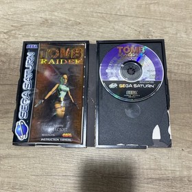 Sega Saturn Tomb Raider  please see details and photos 