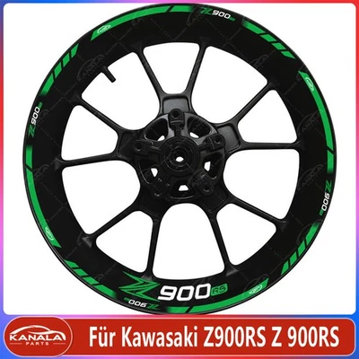 Motorrad wasserdicht aufkleber felge aufkleber Für Kawasaki Z900RS Z 900RS New - Bild 1 von 4