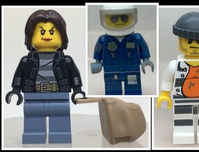 LEGO&reg; City Minifigures from Set 60131 Crooks Island - cty0383a cty0642 cty0643