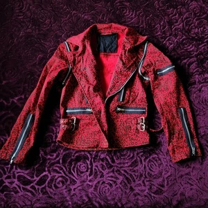 Rare Visual Kei Poizen Industries Bondage Jacket Size S-M - Picture 1 of 7