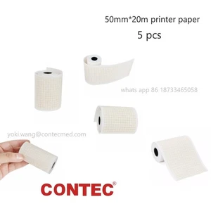 5pcs 50MM*20M Printer Recorder Paper for Patient Monitor ECG90A ECG100G Factory - Picture 1 of 8