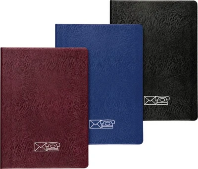 BRUNNEN (BAIER & SCHNEIDER GMBH & CO. KG) Brunnen Adressbuch / Telefonbuch A7 (Bordeaux, Blau, Schwarz)