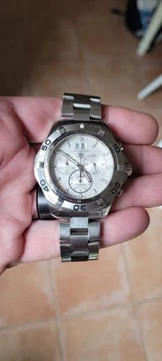 Tag Heuer CAF101F.BA0821 Mens Aquaracer Series Chronograph Quartz Watch Silver - Image 1 of 4