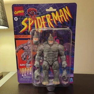 Tarjeta retro Rhino Marvel Legends Spiderman - Imagen 1 de 7