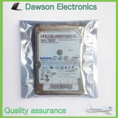 SAMSUNG  2.5" 5400 RPM PATA/IDE 8 MB Hard Disk Drive HM080HC 80 GB HDD - Image 1 of 2