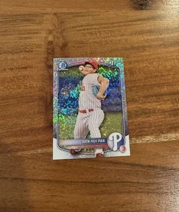 Wen-Hui Pan 2025 1st Bowman Chrome Prospects Speckle Refractor Rookie NRMT+ - Picture 1 of 2