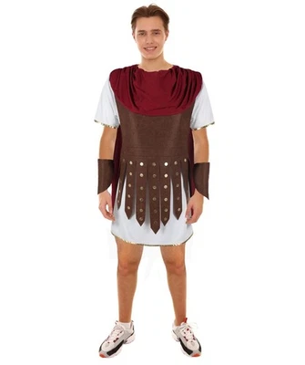 Disfraz múltiple vikingo gladiador romano para hombre adecuado para Halloween Foto 1 de 4