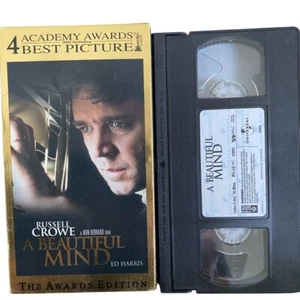 A Beautiful Mind VHS movie. Russell Crowe. Free Shipping! - Picture 1 of 2