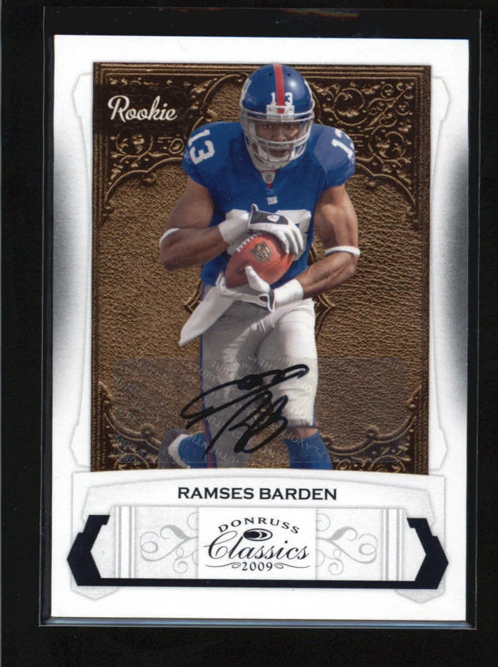 RAMSES BARDEN 2009 DONRUSS CLASSICS #237 ROOKIE RC #296/299 AD9305 - Image 1 of 1