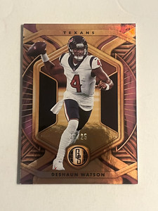 DESHAUN WATSON 2021 GOLD STANDARD PURPLE /25 BROWNS #40