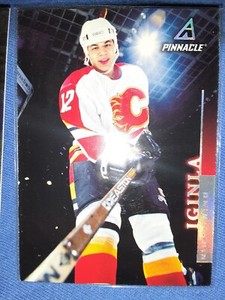 1997-98 Pinnacle Calgary Flames Hockey Card #31 Jarome Iginla FREE SHIPPING MVP