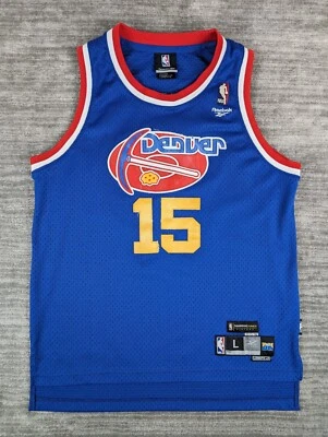 Reebok Swingman Denver Nuggets Carmelo Anthony HWC Jersey Size Youth Large - Image 1 of 4