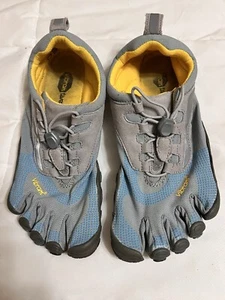 Vibram FiveFingers Bikila Womens Running Shoes Sz 38 US 7.5-8 W356 Gray Barefoot - Picture 1 of 5