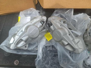(2) Rear 2 Piston Brake Calipers Pair FX50 G37 G37X Q50 370Z plain un-finished - Picture 1 of 3