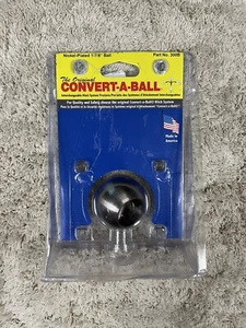 Convert-A-Ball 300B 1-7/8” Nickel-Plated Ball NEW Open - Picture 1 of 3