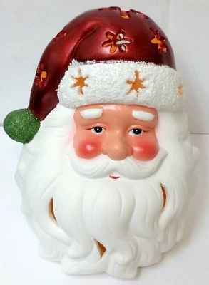 QVC圣诞装饰圣诞老人无焰LED蜡烛灯带计时器 — 第 1/4 张图片