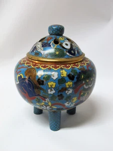 Fine Old Chinese Cloisonne incense burner - Picture 1 of 12
