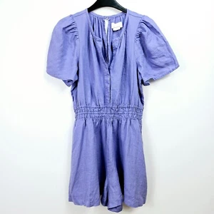 Anthropologie - The Somerset Playsuit Linen Edition - Lilac - Small - Imagen 1 de 8
