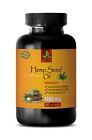 hemp oil capsules - HEMP SEED OIL ORGANIC 1400mg - organic hemp seeds - 1 Bottle